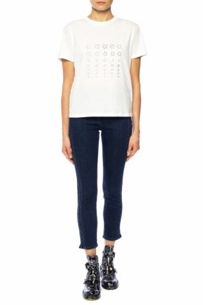 T-shirt with logo and star motif, zdjęcie 2 T-shirt with logo and star motif od Saint Laurent